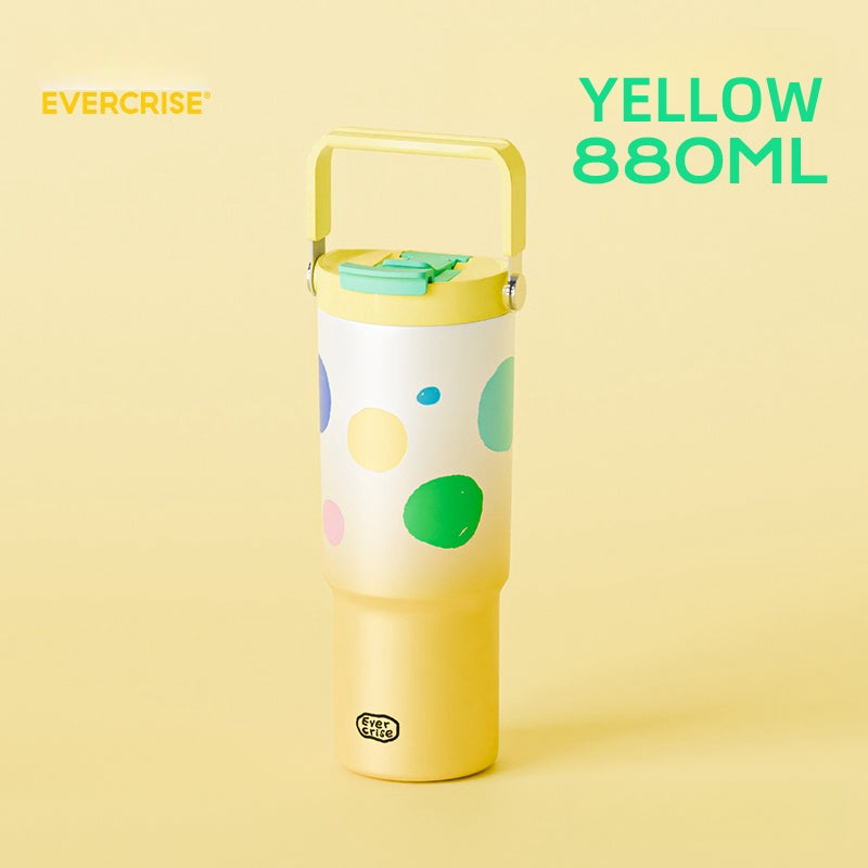 EVERCRISE 880mL Insulated Water Bottle - Stylish, Durable, and Leak-Proof for Every Occasion