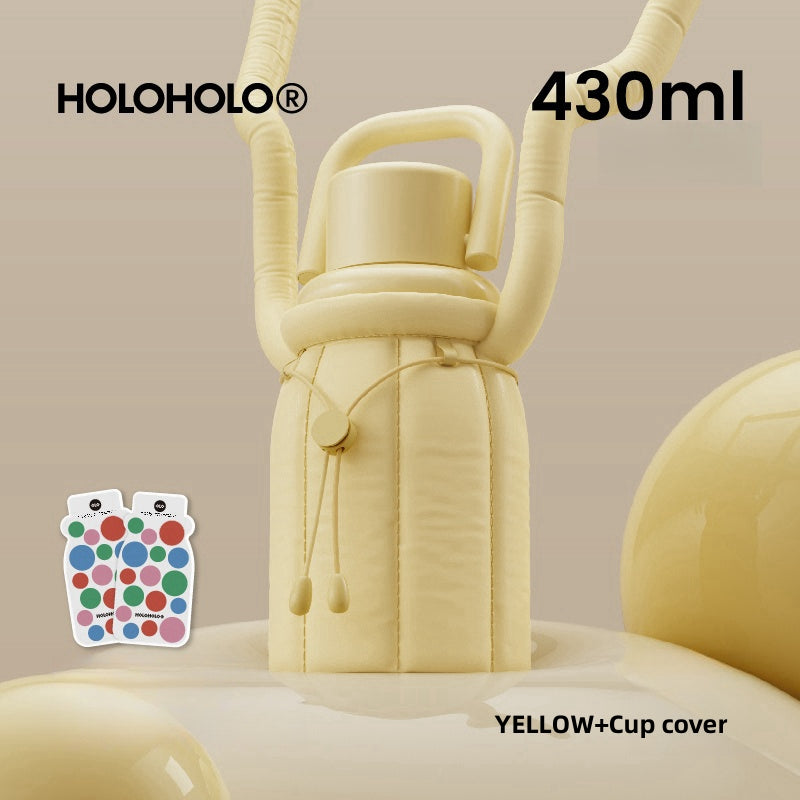 HOLOHOLO Portable and Stylish MIU Cup 430ml - Perfect Daily Companion Milk Insulated Bottle