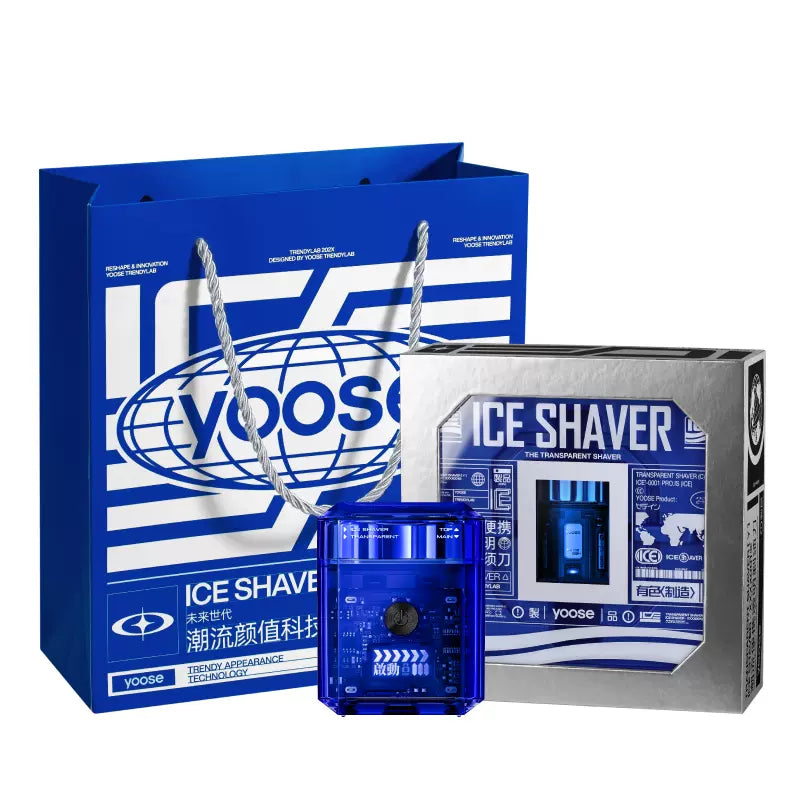 yoose ICE electric shaver-cyberpunk design-shave on the go