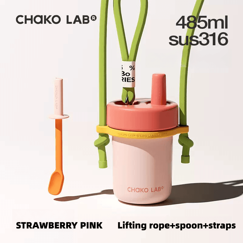 CHAKO LAB Ceramic Insulated BOBO Straw Cup 450ml