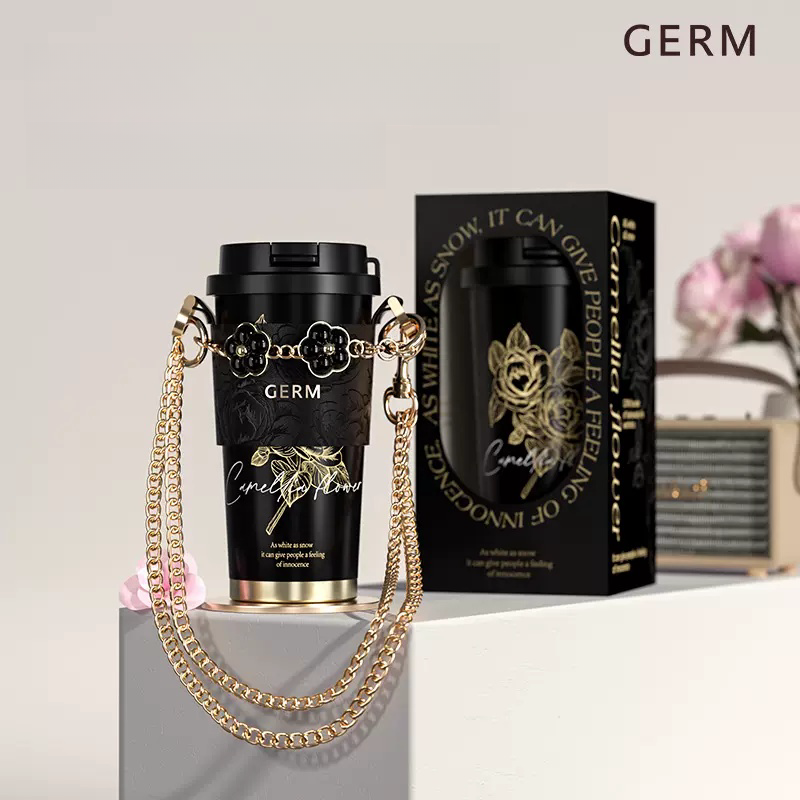 GERM Camellia Thermos Cup Water Bottle 500ml