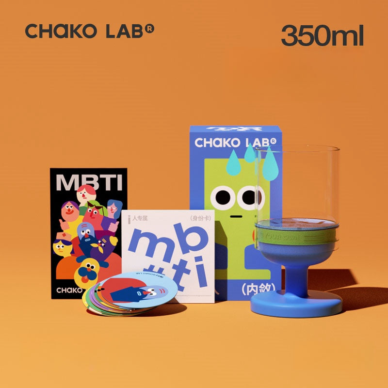 Chako Lab MBTI Character Glass - Personalized High Borosilicate Glass Cup