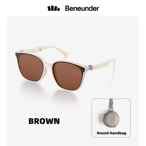 Bneunder Foldable Sunglasses UV400 Pocket Ultra-Thin Sunglasses