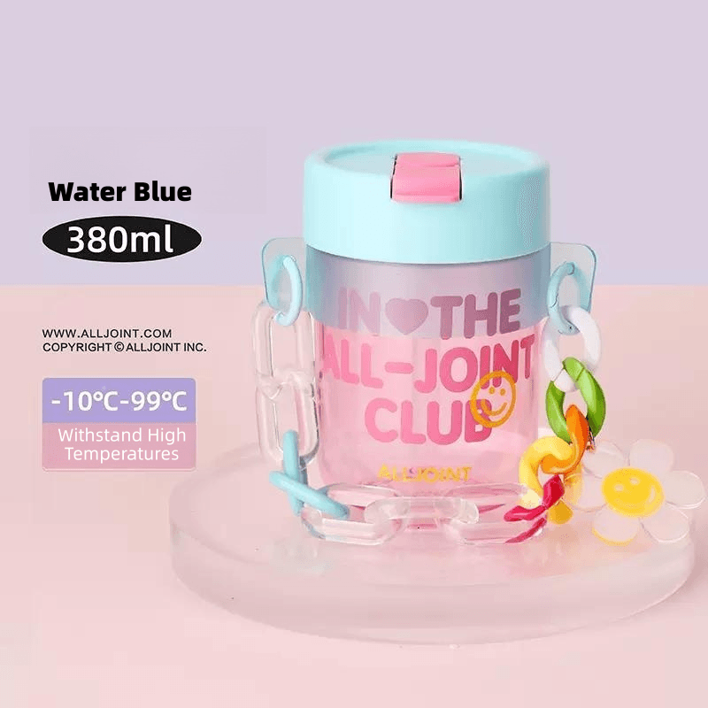 ALLJOINT cartoon straw cup 380ML