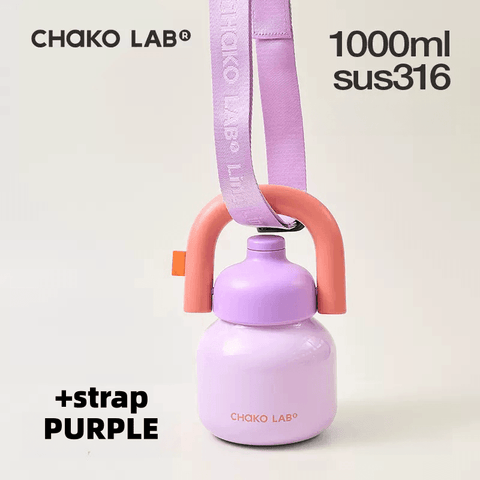 CHAKOLAB 1000ML LinLin Thermal and Cold Insulation Bottle - Portable Straw Bottle