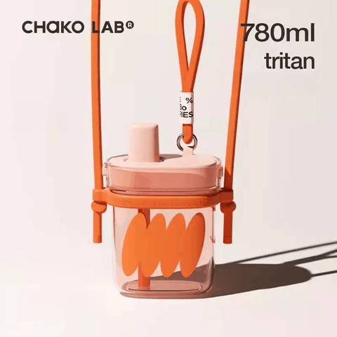 Chako Lab Kettle Portable Square Cup Water Bottle 780ml