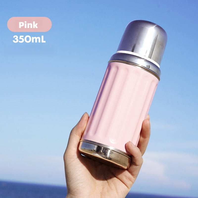 AKS Sunion Vintage Vacuum Bottle - Timeless Design & Superior Insulation