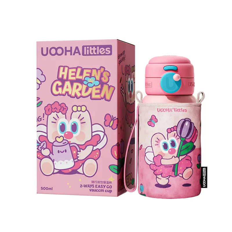 UOOHA Thermos Cup Double Drinking Bottle 500ml