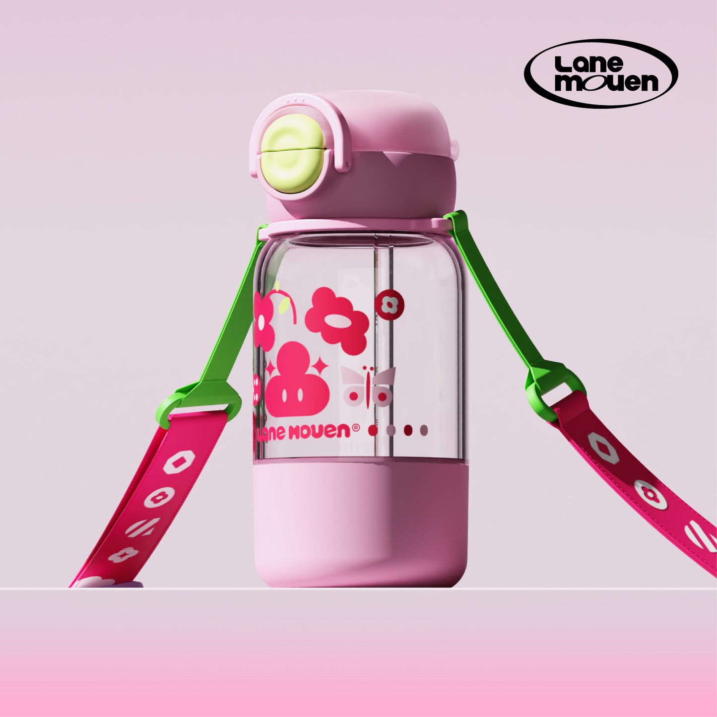 LANE MOUEN 600ml Party Club Water Bottle - Versatile, and Easy to Use