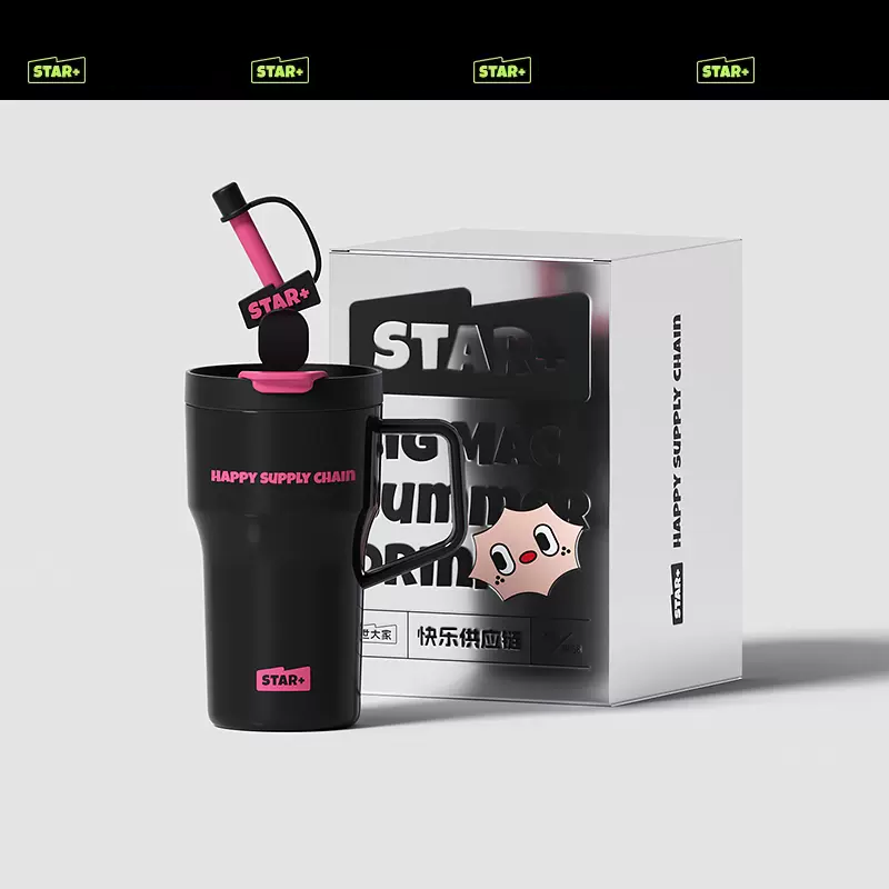 STAR+ Dopamine Straw Cup Water Bottle 600/1200ml