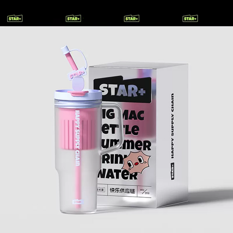 STAR+ Dopamine Straw Cup Water Bottle 600/1200ml