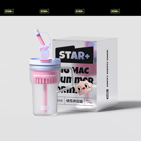 STAR+ Dopamine Straw Cup Water Bottle 600/1200ml