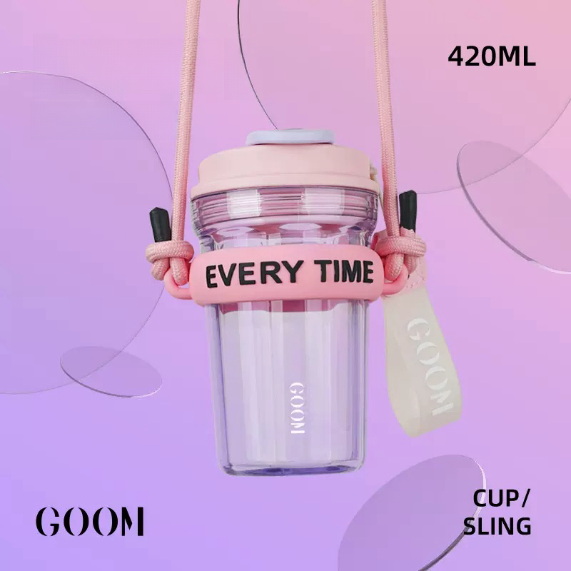 GOOM Star Ring Straw Water Cup 420ml