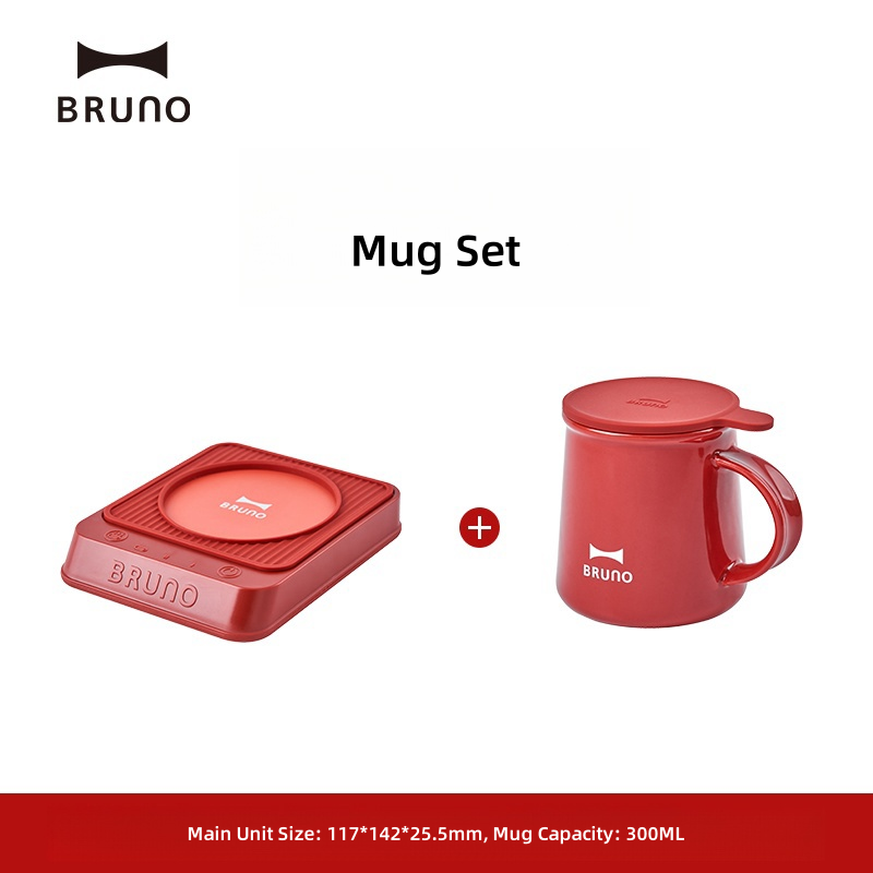 Bruno 24W Hand Warmer Mug Warmer – 8-Hour Intelligent Heat Retention, Multi-Temperature Control, Energy Efficient