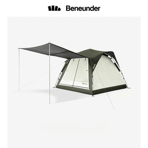 Beneunder Camping Tent Vinyl Tent Waterproof Windproof Sunproof Easy to set up for Outdoor Camp