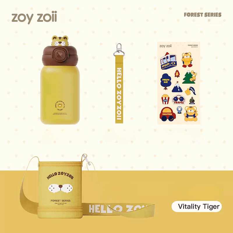 ZOYZOII Forest animal series thermos cup E8