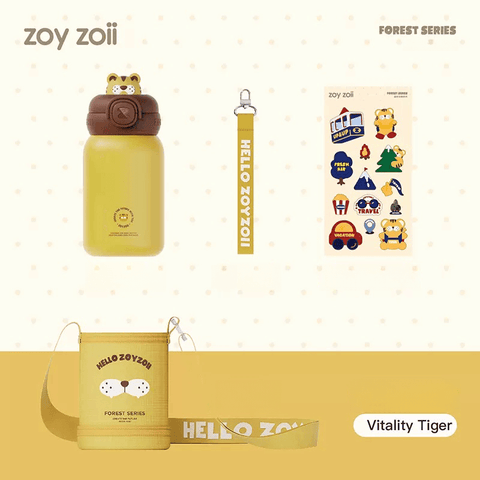 ZOYZOII Forest animal series thermos cup E8