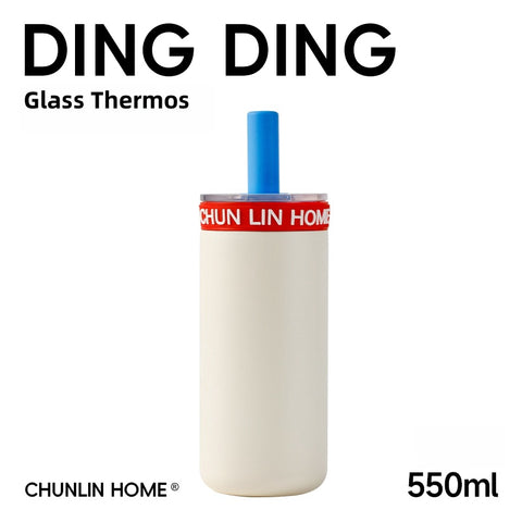 Premium 550ml Insulated Glass Cup with Removable Stainless Steel Liner – CHUNLIN HOME