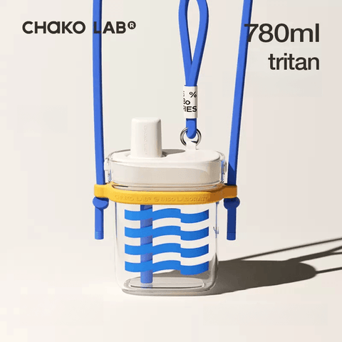 Chako Lab Kettle Portable Square Cup Water Bottle 780ml