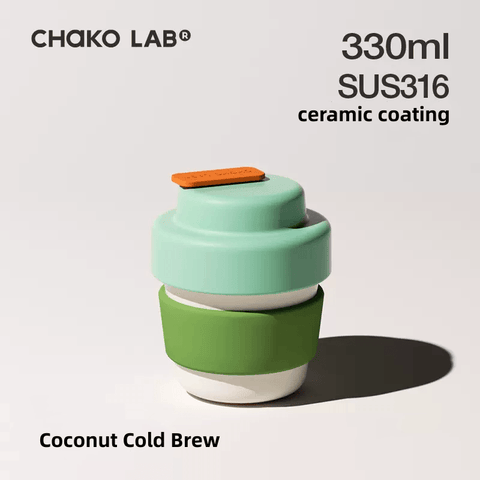 Chakolab Ceramic Insulated Caffee Coffee Mug