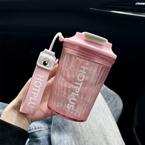 Hotplus Water Bottles, Coffee Mug 450 mililitro Good-looking Tumbler Outdoor Straight Drinking Bottle